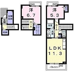 物件の間取り