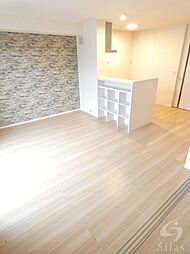 南海高野線 中百舌鳥駅 徒歩14分の賃貸アパート 2階1LDKのリビング/ダイニング