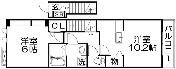 画像2:間取り