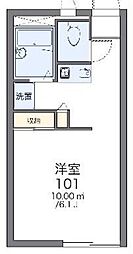 レオパレス湘南ヒルズ 1Kの間取図画像