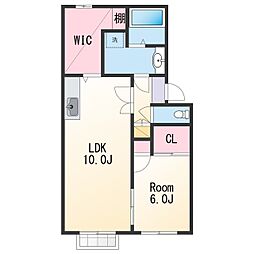 コープU5 2階1SLDKの間取り