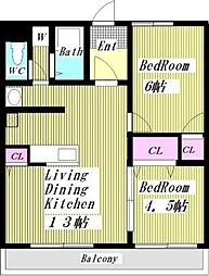 ピアチェーヴォレ 3階/-