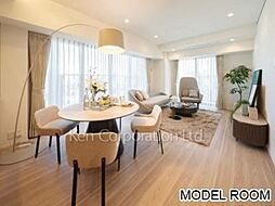 リビオレジデンス西麻布 21階2LDKのリビング/ダイニング