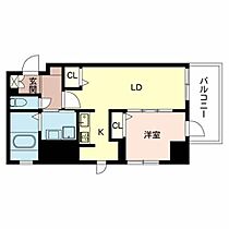 アンシャンテ夕陽丘 0503 ｜ 大阪府大阪市浪速区下寺１丁目3-23（賃貸マンション1LDK・5階・37.28㎡） その2