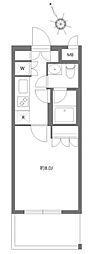 都営浅草線 戸越駅 徒歩10分の賃貸マンション 1階1Kの間取り