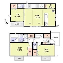 武蔵野市西久保1丁目貸家 1階3SLDKの間取り