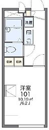 レオパレスティエラ1 1Kの間取図画像