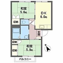 グランパス栗東 B203 ｜ 滋賀県栗東市綣３丁目13-5（賃貸アパート2DK・2階・42.72㎡） その2