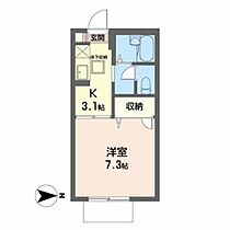 ヴィラージュＳＴ 102 ｜ 宮城県仙台市宮城野区福田町１丁目2-20（賃貸アパート1K・1階・24.50㎡） その2