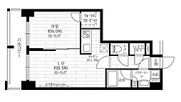 ステージファースト新御徒町 10階1LDKの間取り