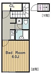 レオネクスト新百合2(45308) 1階1Kの間取り