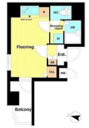 FUTIVAL上石神井駅前通り 3階1Kの間取り
