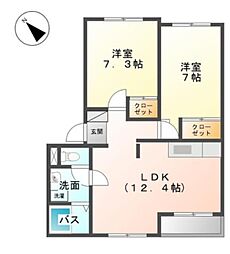 ラルクアンシェル 1階