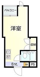 ウィンベルソロ曳舟3 ワンルームの間取図画像