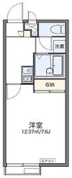 レオパレスアグリコルトゥーラ 2階1Kの間取り