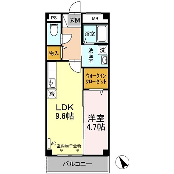 リリベール ｜香川県高松市松島町(賃貸マンション1LDK・3階・40.32㎡)の写真 その2