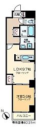 月島輝夜 1LDKの間取図画像