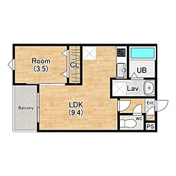 間取図画像 1LDK