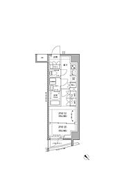 RELUXIA国分寺 2Kの間取図画像