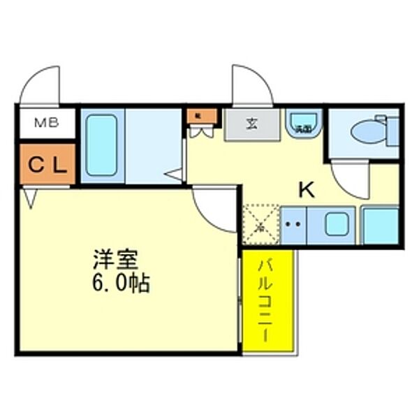 Wins Court Hattori ｜大阪府豊中市服部南町３丁目(賃貸マンション1K・2階・20.61㎡)の写真 その2