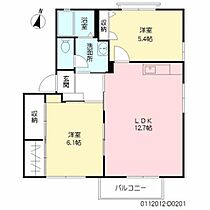 アルカディア　Ｄ棟 D0201 ｜ 福岡県北九州市八幡西区永犬丸３丁目14-4（賃貸アパート2LDK・2階・54.81㎡） その2