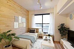 ジニア不動前 2階ワンルームのリビング/ダイニング