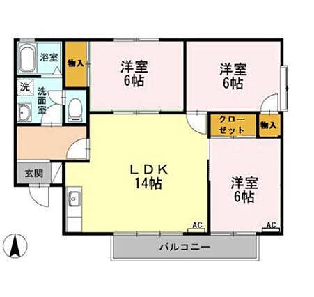 セジュール住吉_間取り_0