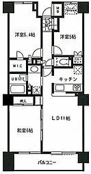 アトラスシアンズ東戸塚 3LDKの間取図画像
