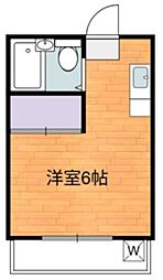 東早ビル ワンルームの間取図画像