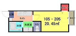 間取図画像 1K