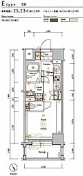 NOGEBRICK ワンルームの間取図画像