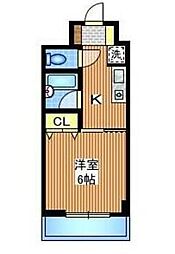 コンフォール中野 1Kの間取図画像