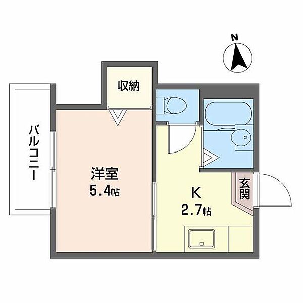 エル・ハミール 0205｜兵庫県神戸市東灘区本山中町３丁目(賃貸アパート1K・2階・20.00㎡)の写真 その2