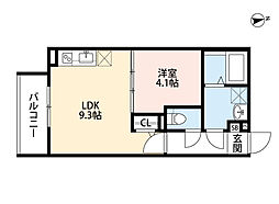 間取図画像 1LDK