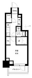 URBANPARKタカイド 1Kの間取図画像