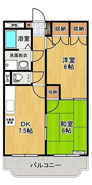 メゾンドアルファI 302｜福島県郡山市山根町(賃貸マンション2DK・3階・50.20㎡)の写真 その2