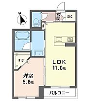 ファヴォーレ 00302 ｜ 茨城県水戸市河和田１丁目1699-7、1700番2、1701番9（賃貸マンション1LDK・3階・42.11㎡） その2