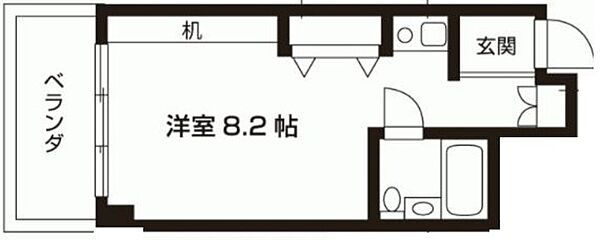 クレセントコートカワサキ 410｜神奈川県川崎市麻生区高石３丁目(賃貸マンション1K・4階・24.27㎡)の写真 その2