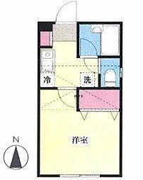 ピッコリーノ 2階1Kの間取り