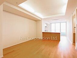 パークアクシス青山一丁目タワー 28階1LDKのリビング/ダイニング