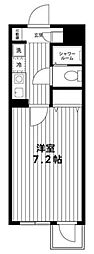 ライオンズマンション平和台第5 1Kの間取図画像