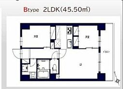 ファミルート八王子 2LDKの間取図画像