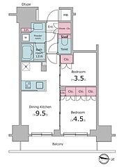 物件の間取り
