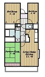 Bellevue参番館 2階/206