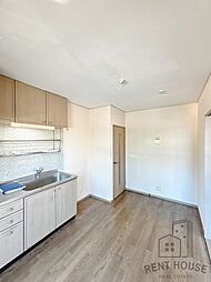 南海線 高石駅 徒歩8分の賃貸アパート 1階2Kのリビング/ダイニング