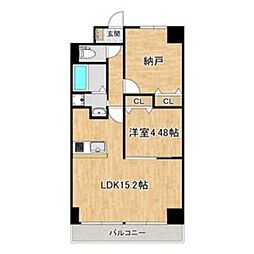 豊中市三和町1丁目マンション 1SLDKの間取図画像