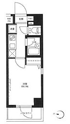 ステージグランデ南麻布 1Kの間取図画像