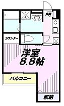 Leimei　universes所沢  ｜ 埼玉県所沢市旭町9-10（賃貸アパート1K・1階・25.03㎡） その2