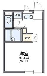 レオパレスLaPrimoWorld 1Kの間取図画像