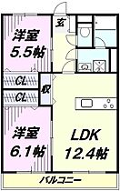 リリーヴィレッジWEST  ｜ 埼玉県日高市大字上鹿山299-4（賃貸マンション2LDK・4階・57.33㎡） その2